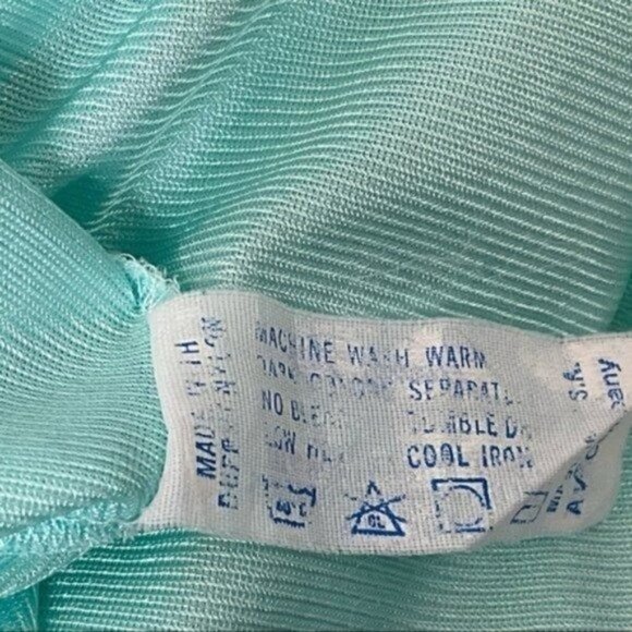 Vintage Vanity Fair lace nightgown robe long sleeve button down pajamas sz large - Picture 10 of 10